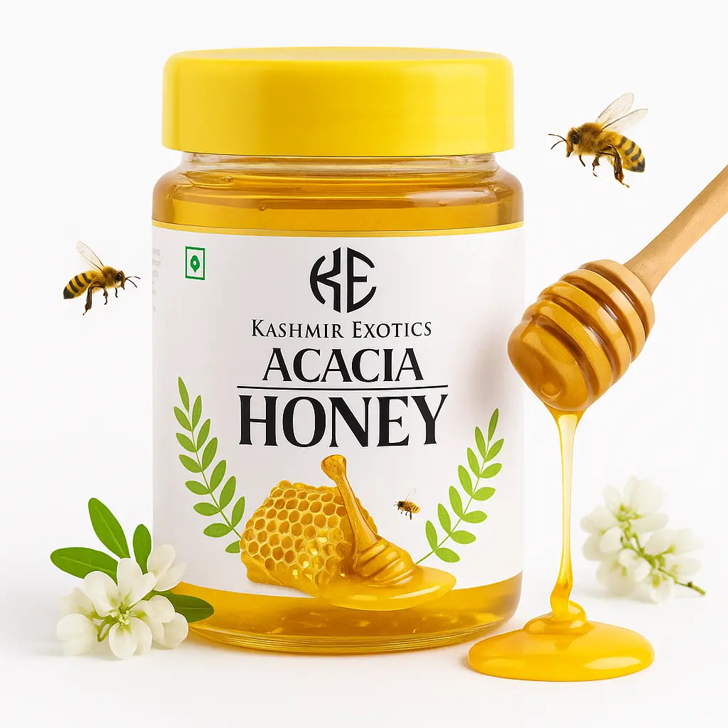 Pure Kashmiri Acacia Honey 250gm Kashmir Exotics