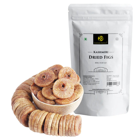 Pure Kashmiri Dried Figs 400 gm Kashmir Exotics