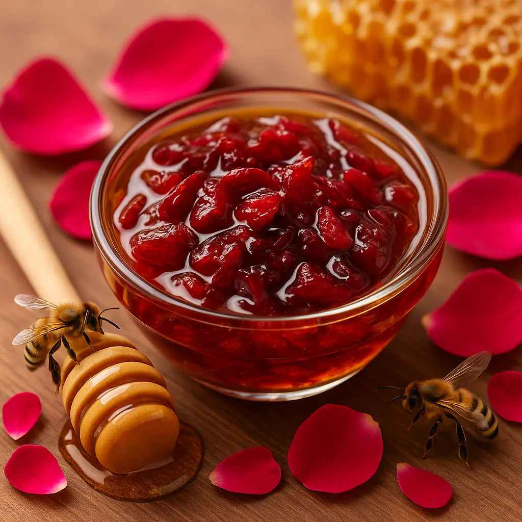 Zabar Gulkand Honey Jam 400gm Kashmir Exotics