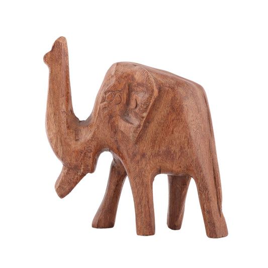 Handcrafted walnut Elephant (3.5 x 1.75 x 4 Inches)