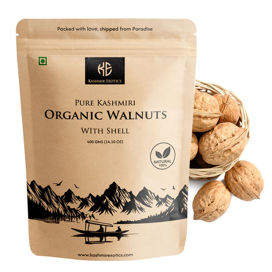 Pure Kashmiri Organic Walnuts With Shell