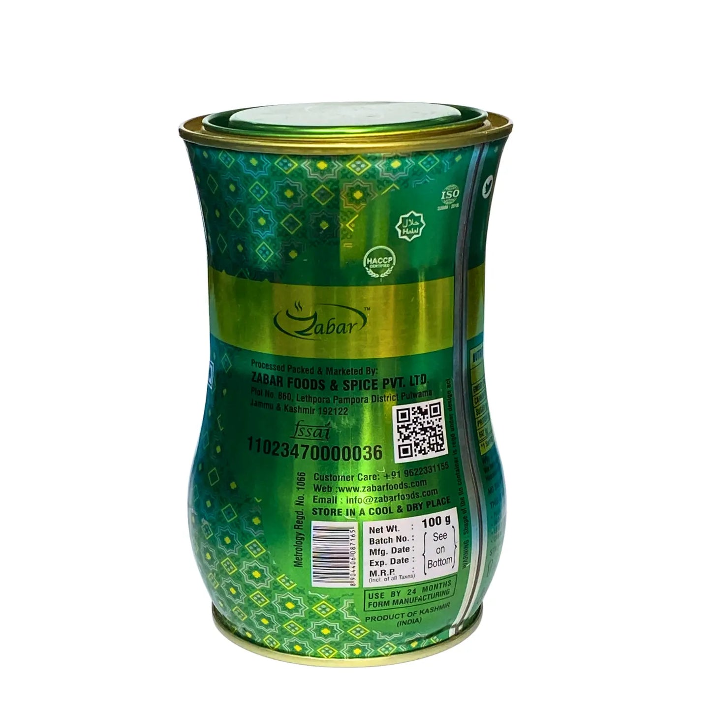 Zabar Premium Quality Green Tea 100 gms Kashmir Exotics