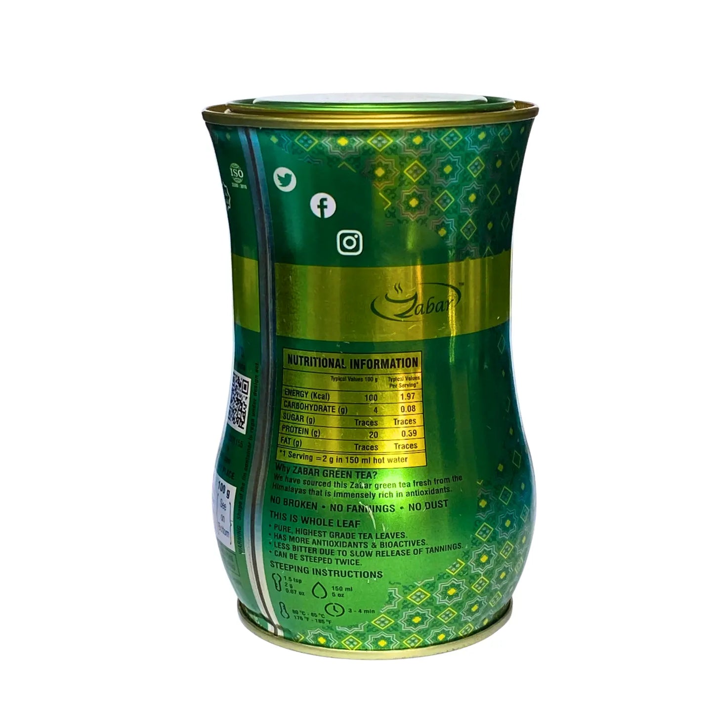Zabar Premium Quality Green Tea 100 gms Kashmir Exotics