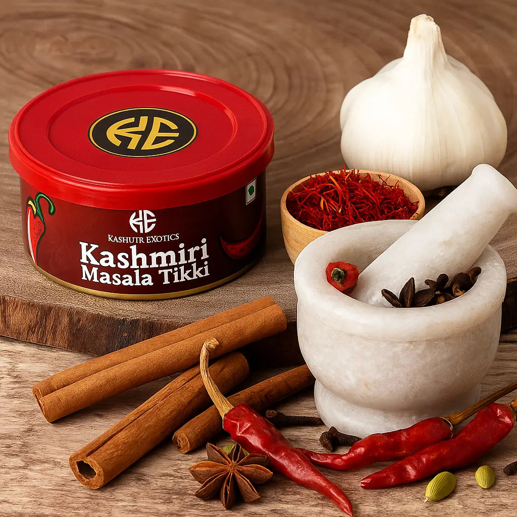 Home Made Kashmiri Masala Tikki 200 gm Kashmir Exotics