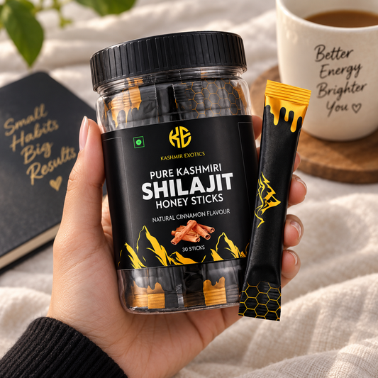 Pure Kashmiri Shilajit Honey stick Cinnamon flavour (30 sticks)