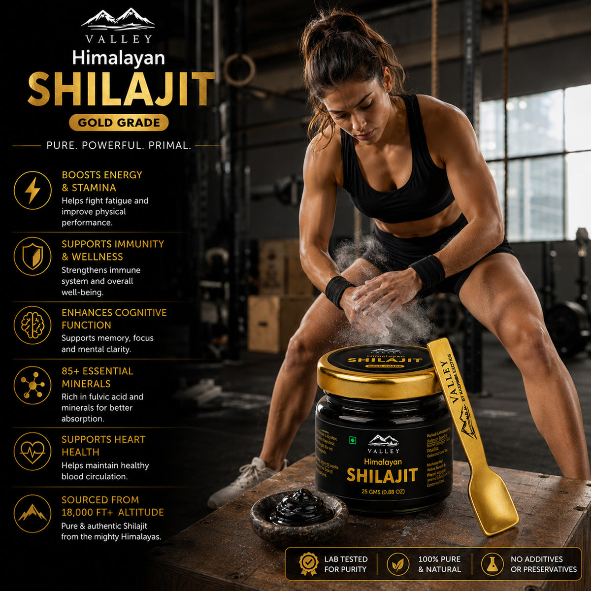 Valley Himalayan Shilajit 50gm Soft gel form