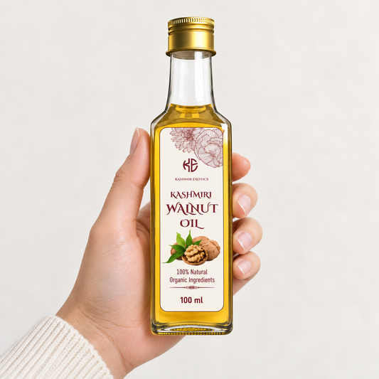 Pure Kashmiri Walnut Oil, 100% Natural, Organic Ingredients, 100 ml