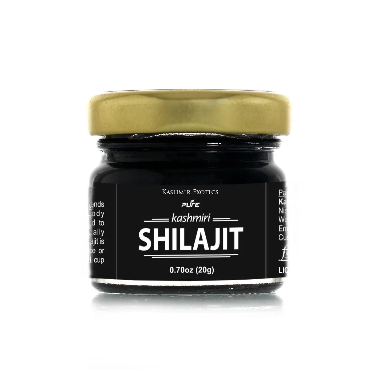 Pure Kashmiri Shilajit (20 g) Kashmir Exotics