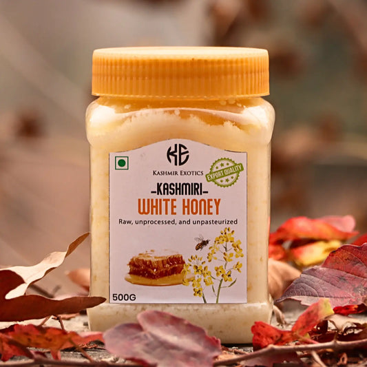 Pure Kashmiri White Acacia Honey 500 gm Kashmir Exotics