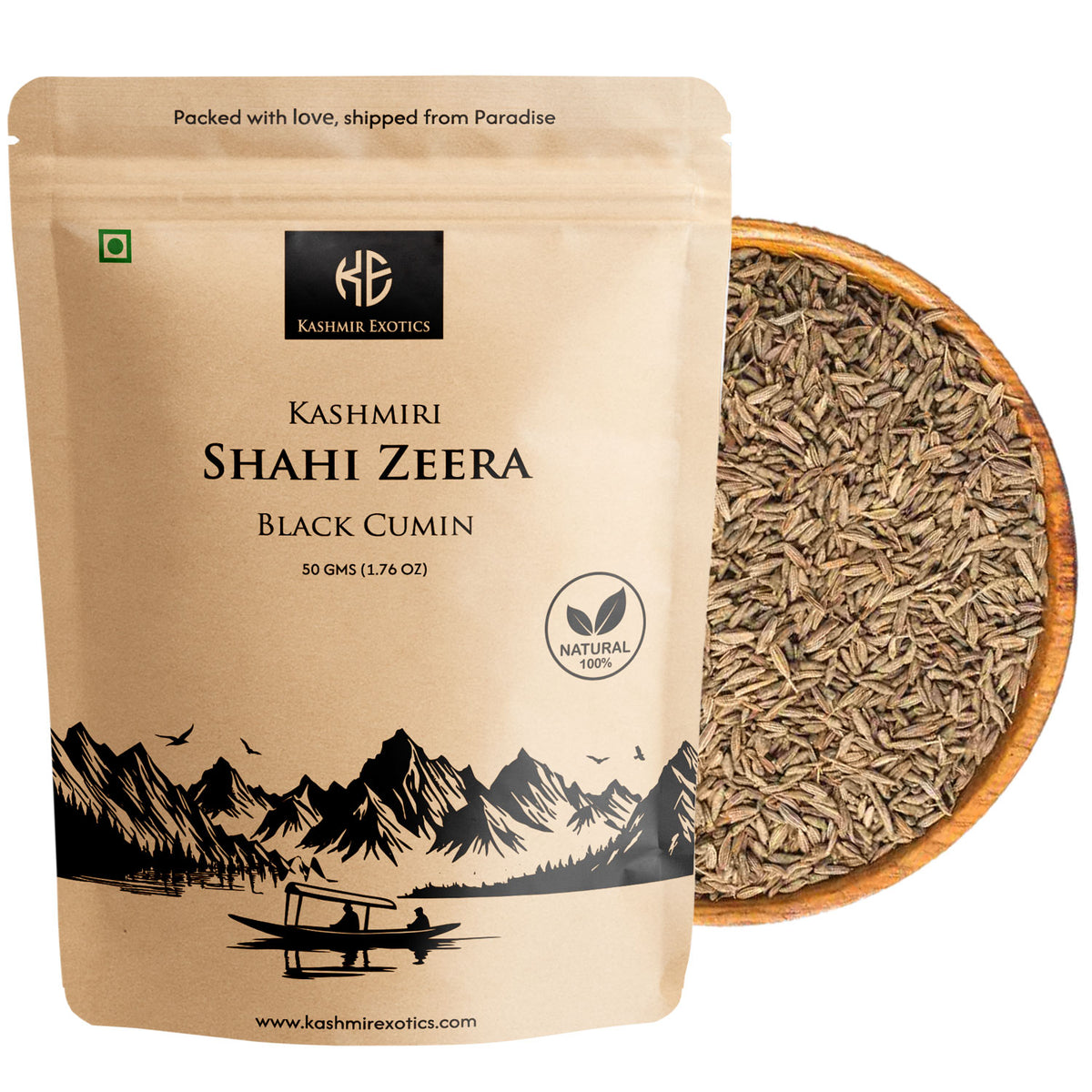Kashmiri Shahi Zeera (Black Cumin) 50gm