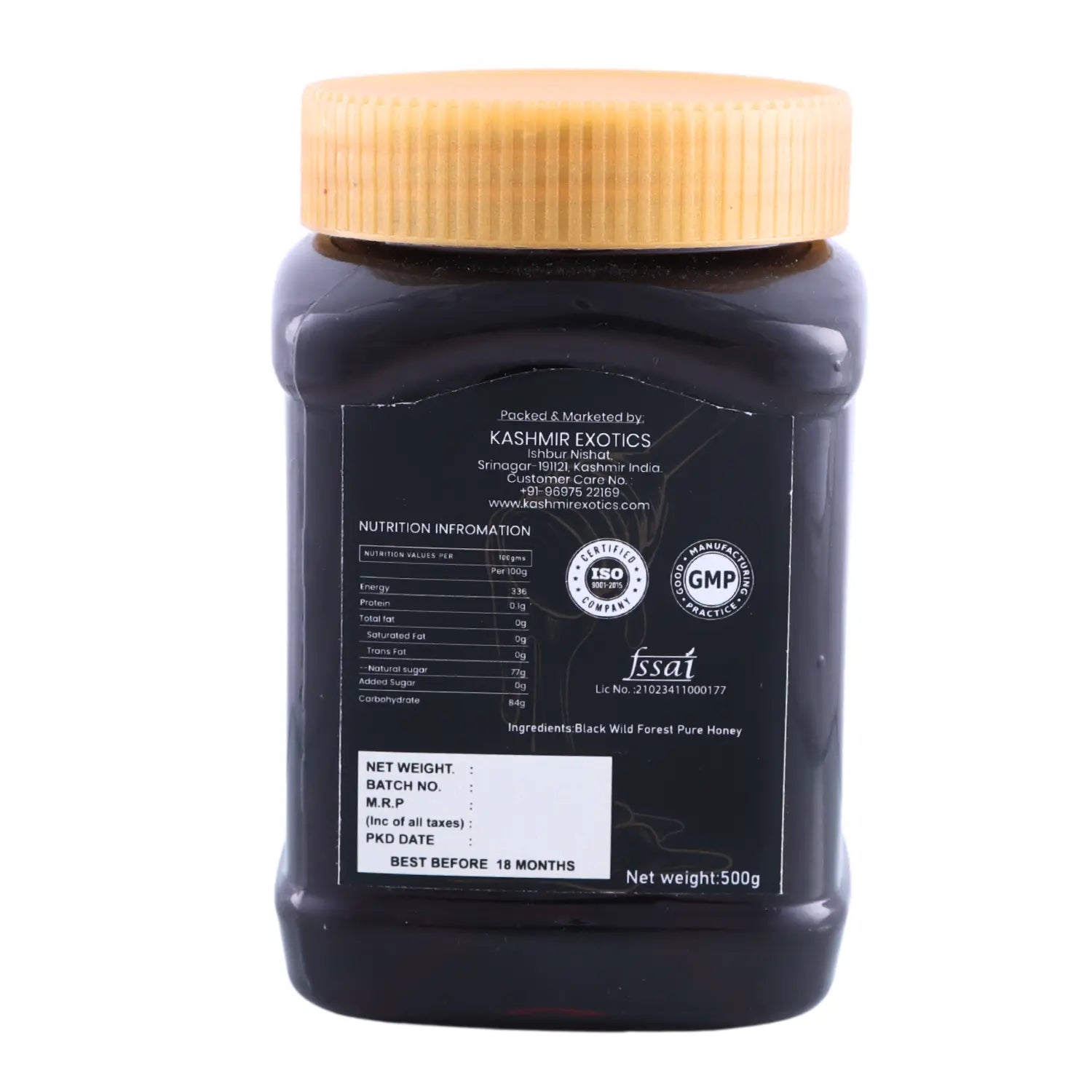 Pure Kashmiri Black Honey 250 gm Kashmir Exotics