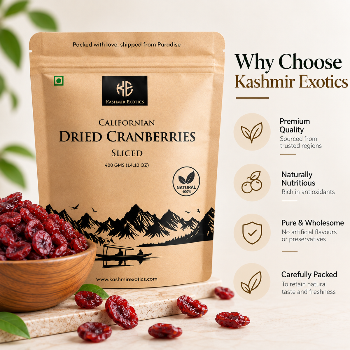 Premium Dried Cranberries