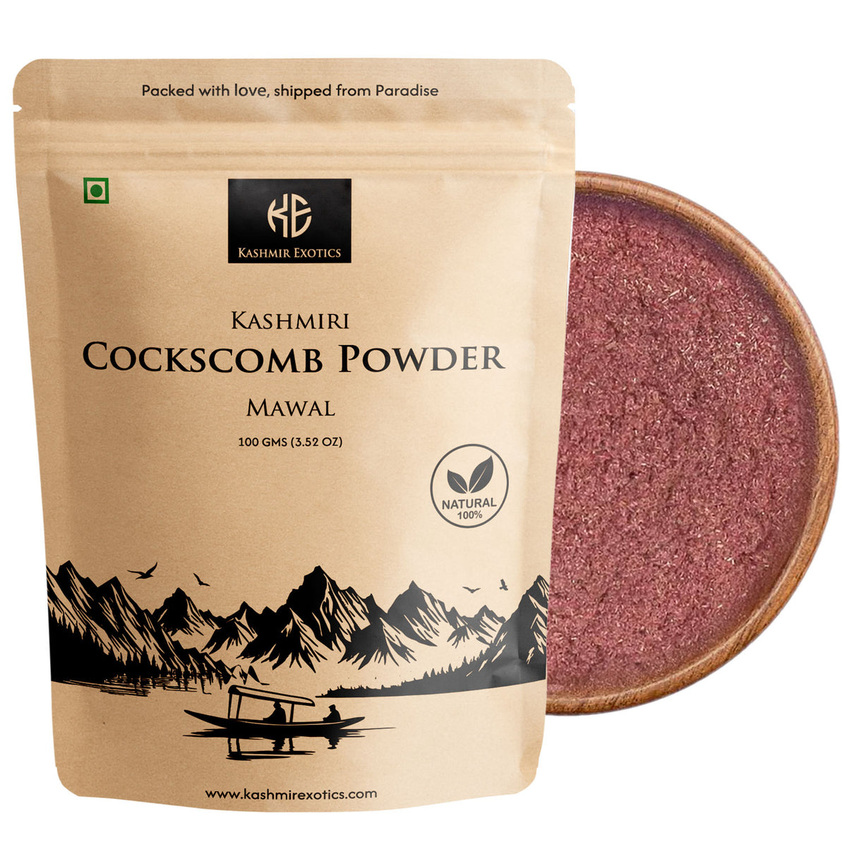 Kashmiri Cockscomb Flower powder (Mawal) 100gm