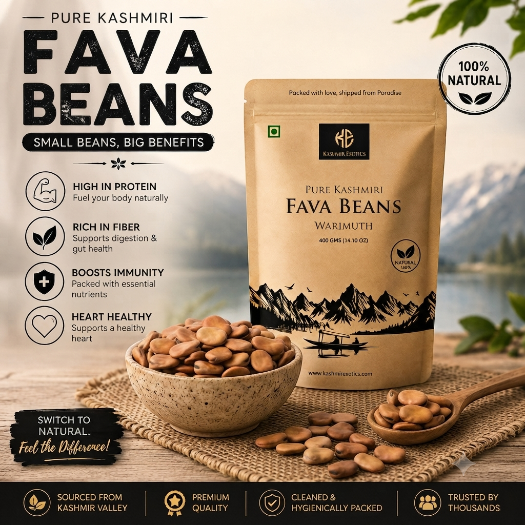 Kashmiri Fava Beans (Baegle Dal)