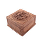 Handcrafted Kashmiri Walnut Wood Jewelry Box (5.3 x 3.5 x 3 Inches)