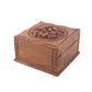 Handcrafted Kashmiri Walnut Wood Jewelry Box (5.3 x 3.5 x 3 Inches)