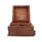 Handcrafted Kashmiri Walnut Wood Jewelry Box (5.3 x 3.5 x 3 Inches)