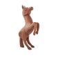 Handcrafted Kashmiri Walnut Wood Jumping Horse (5 x 2.5 x 10 Inches)