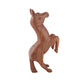 Handcrafted Kashmiri Walnut Wood Jumping Horse (5 x 2.5 x 10 Inches)
