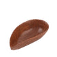 Handcrafted Walnut wood Badam shape Bowl (7 x 3.5 x 2 Inches)