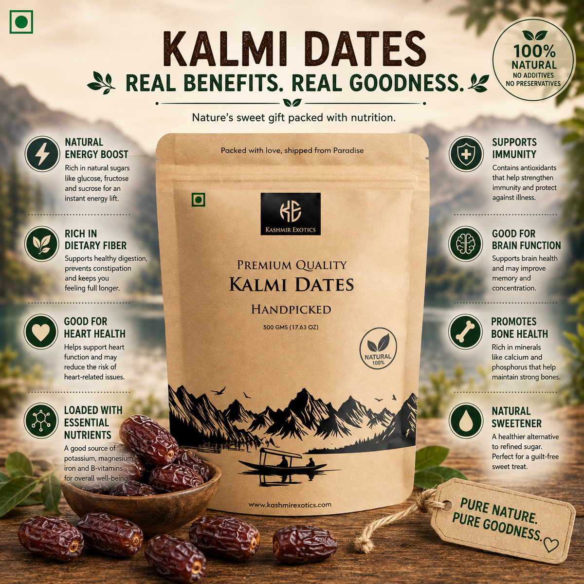 Handpicked Kalmi Dates