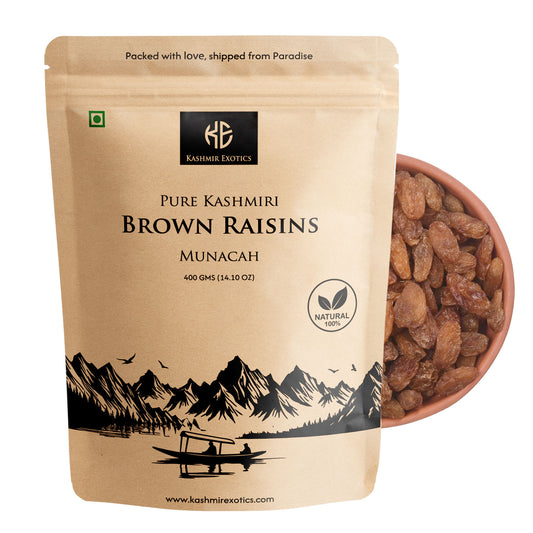 Pure Kashmiri Brown Raisins (Muncah)