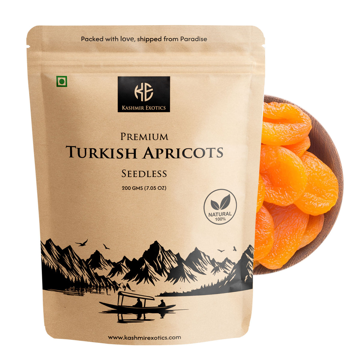 Pure Dried Seedless Apricots