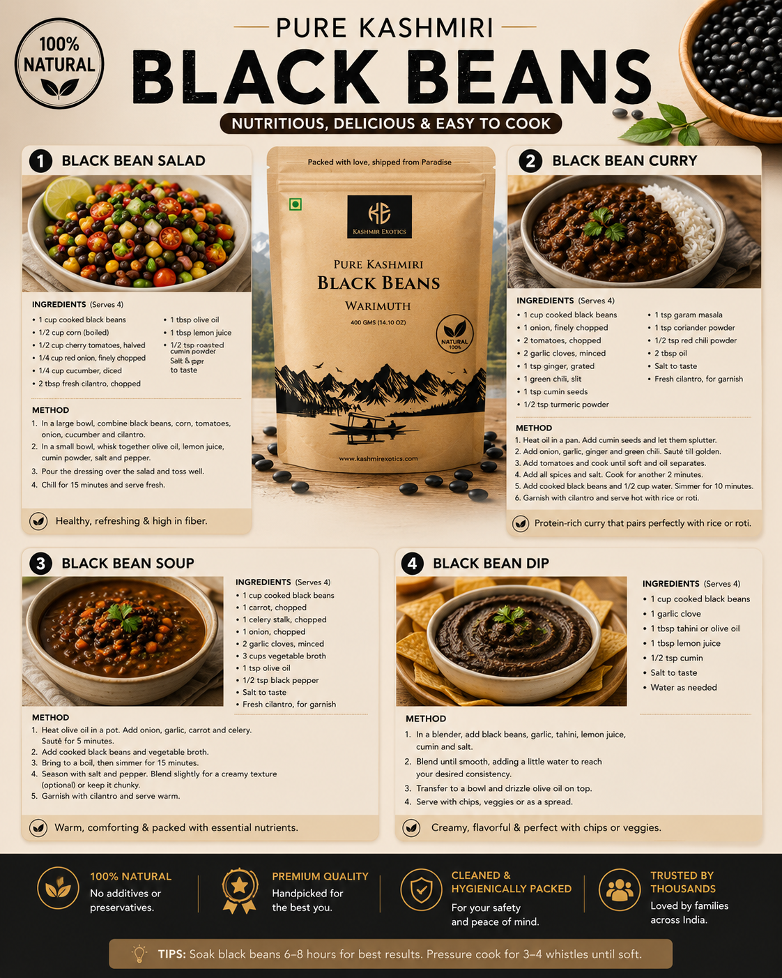 Kashmiri Black Beans (Warimuth)