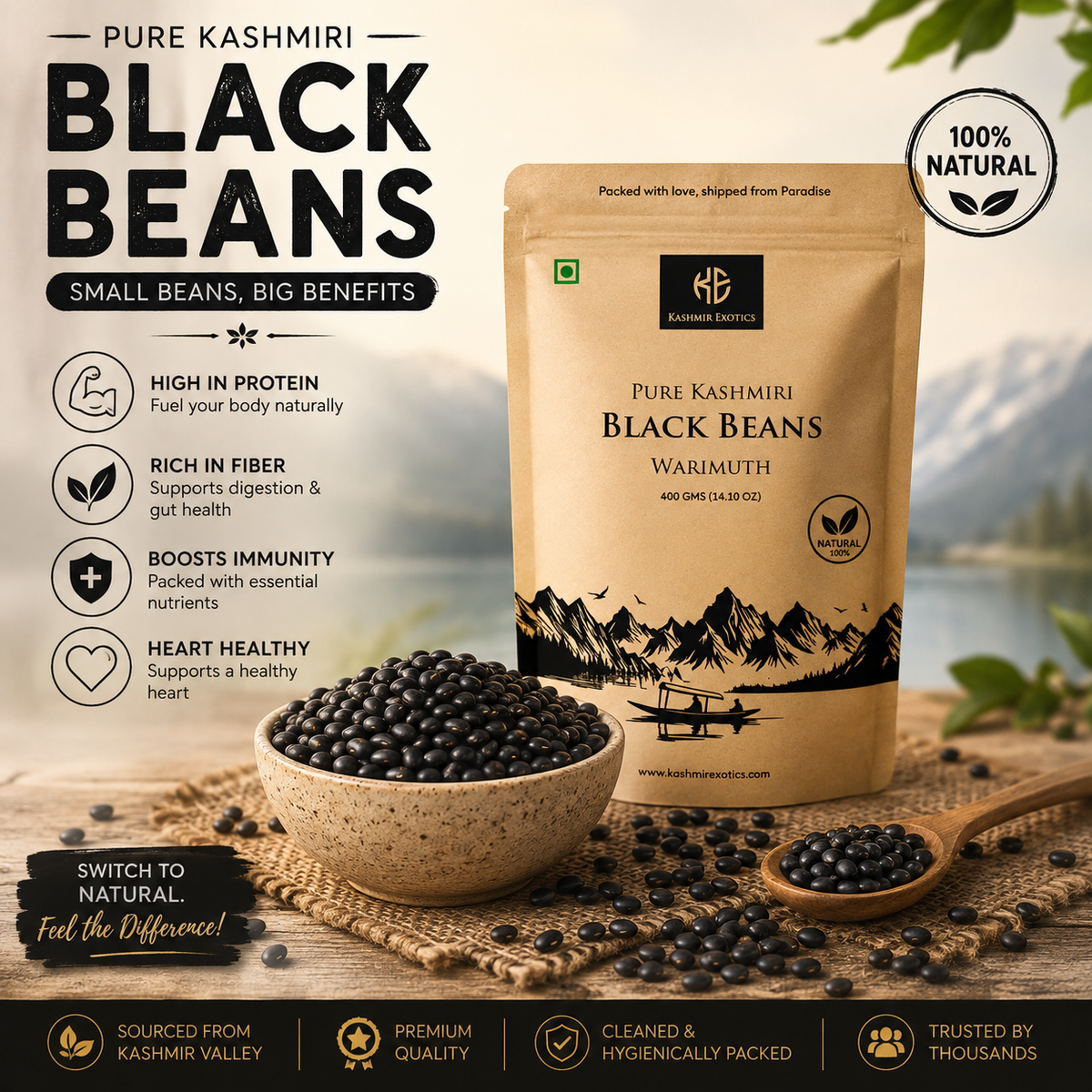 Kashmiri Black Beans (Warimuth)