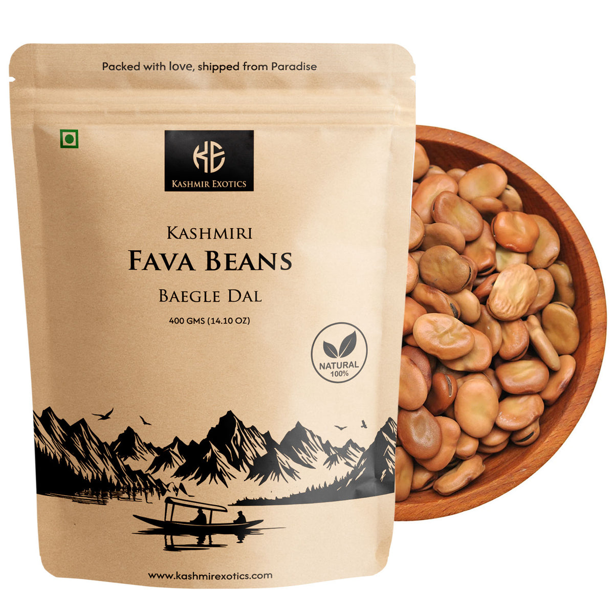 Kashmiri Fava Beans (Baegle Dal)