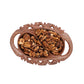 Premium Walnut Wood Decorative Dual Bowl (8.5 x 6 x 2 Inches)