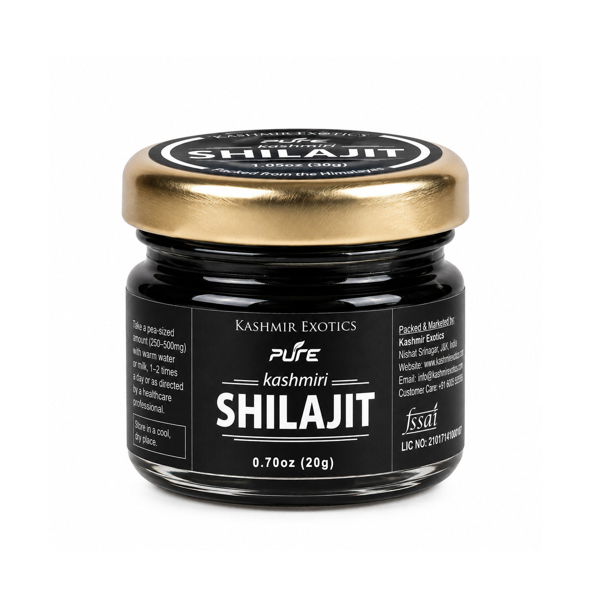 Pure Kashmiri Shilajit Semi Solid (20 g)