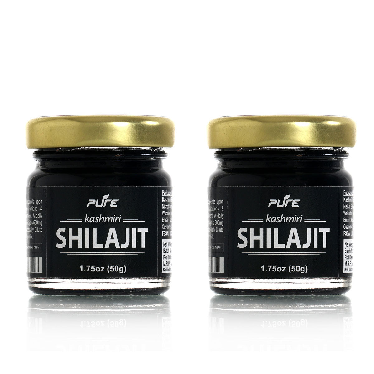 Pure Kashmiri Shilajit (50 g) Kashmir Exotics