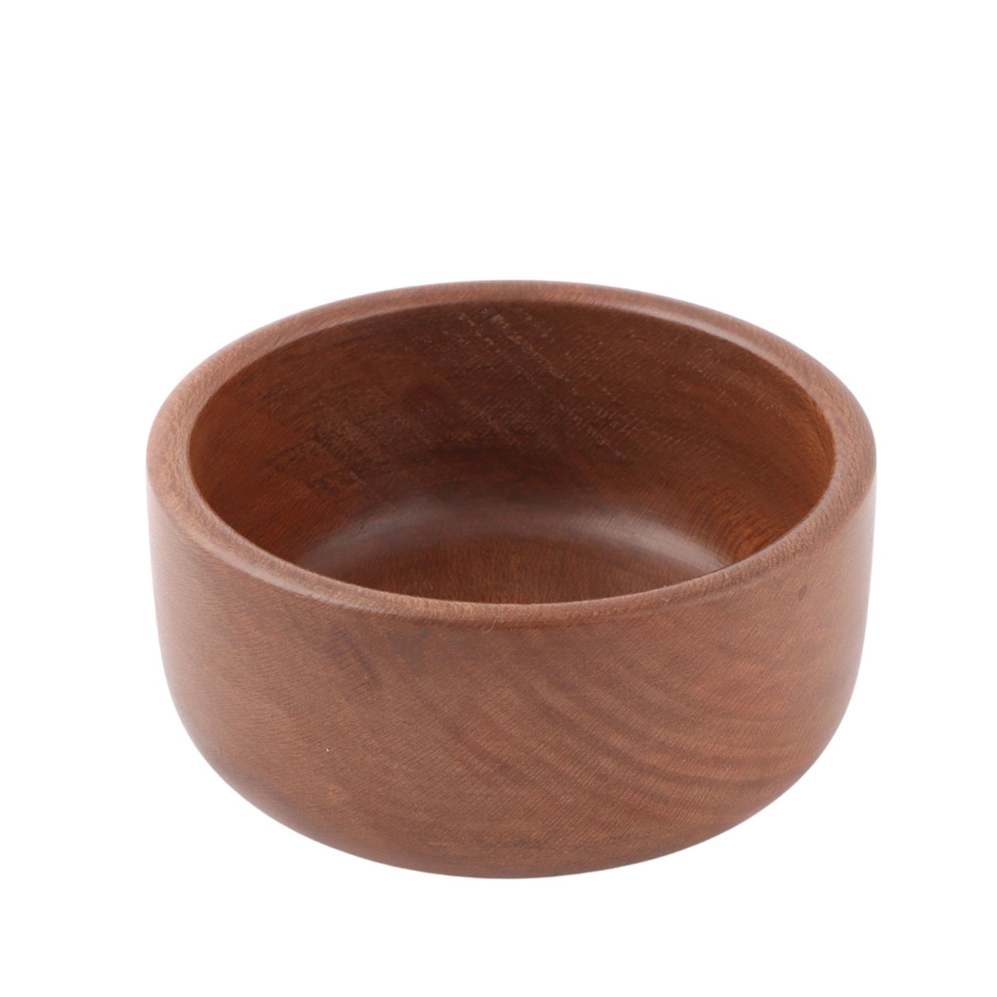 Handcrafted Walnut Round Bowl (4.2 x 4.2 x 2.5 Inches)