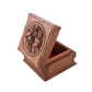 Handcrafted Kashmiri Walnut Wood Jewelry Box (5.3 x 3.5 x 3 Inches)