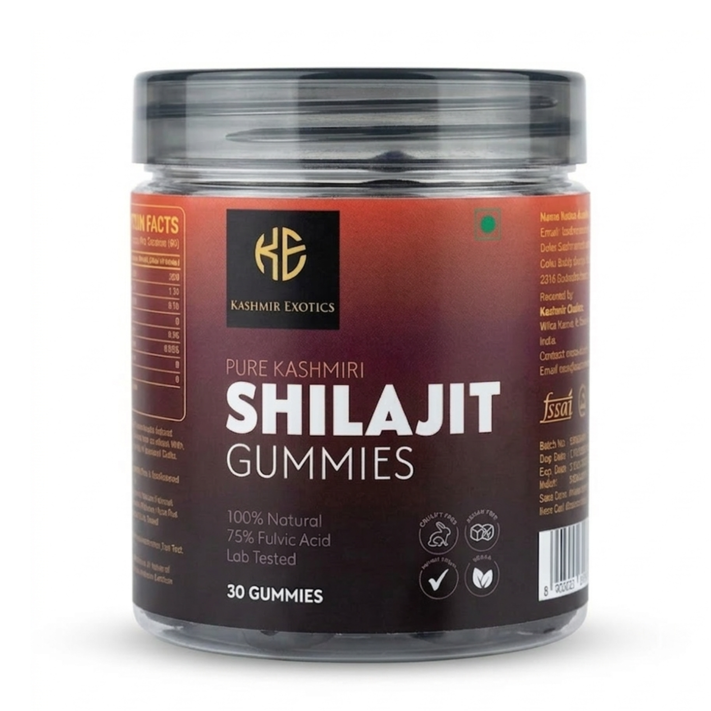 Pure Himalayan Shilajit Gummies – 100% Natural, Lab Tested | 30 Gummies