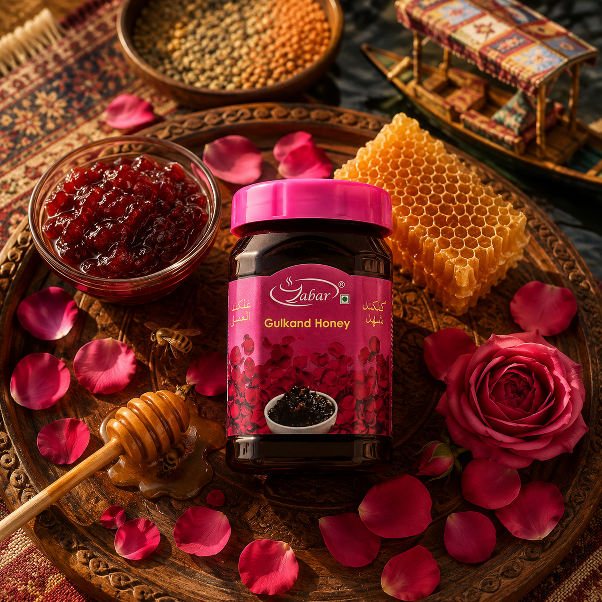 Zabar Gulkand Honey Jam 400gm