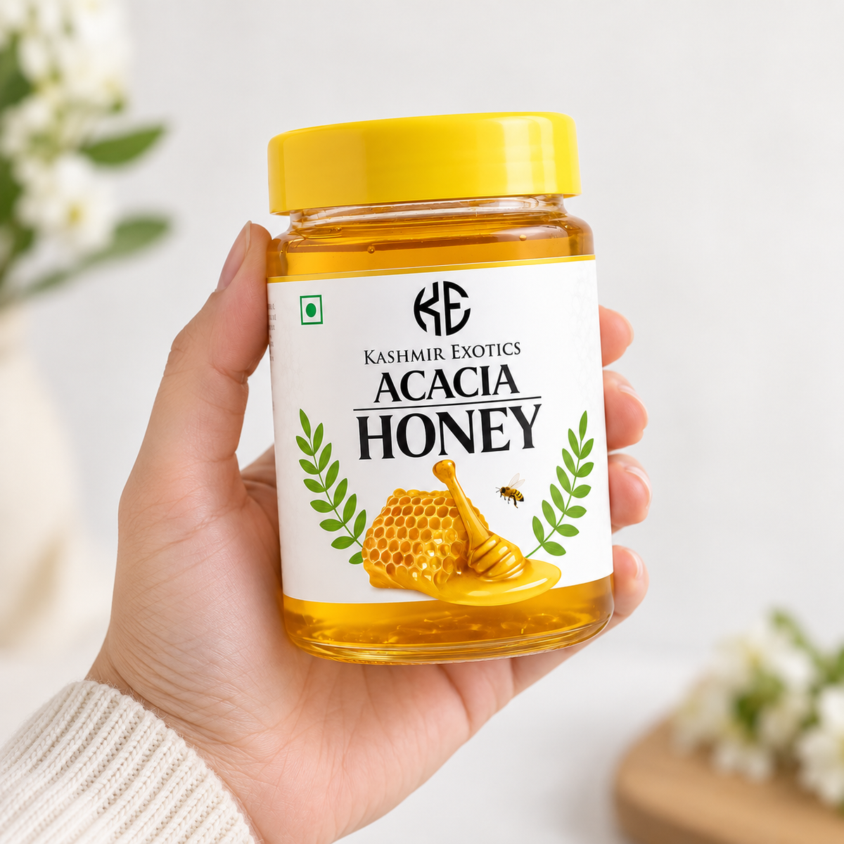 Pure Kashmiri Acacia Honey