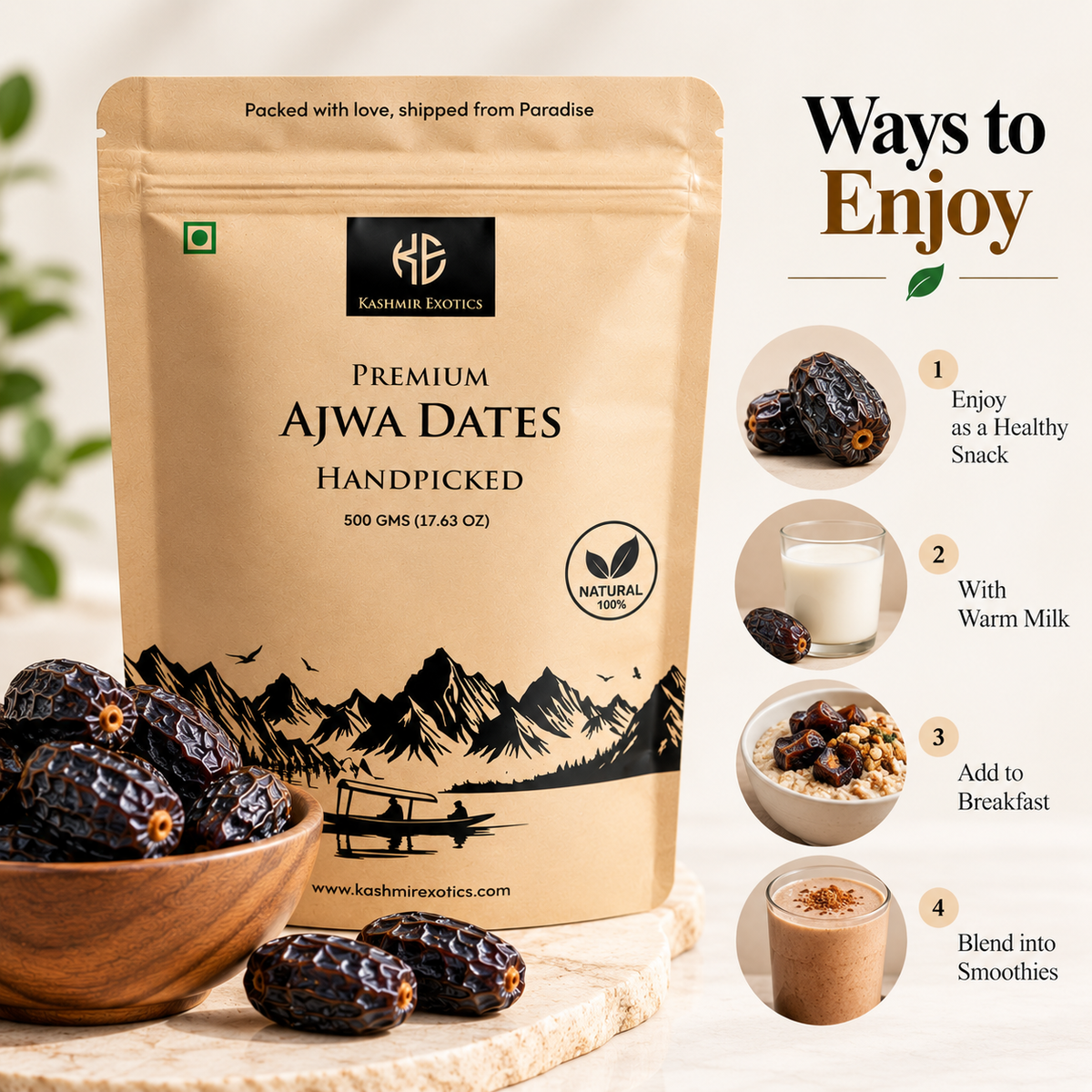 Premium Ajwa Dates 500gm