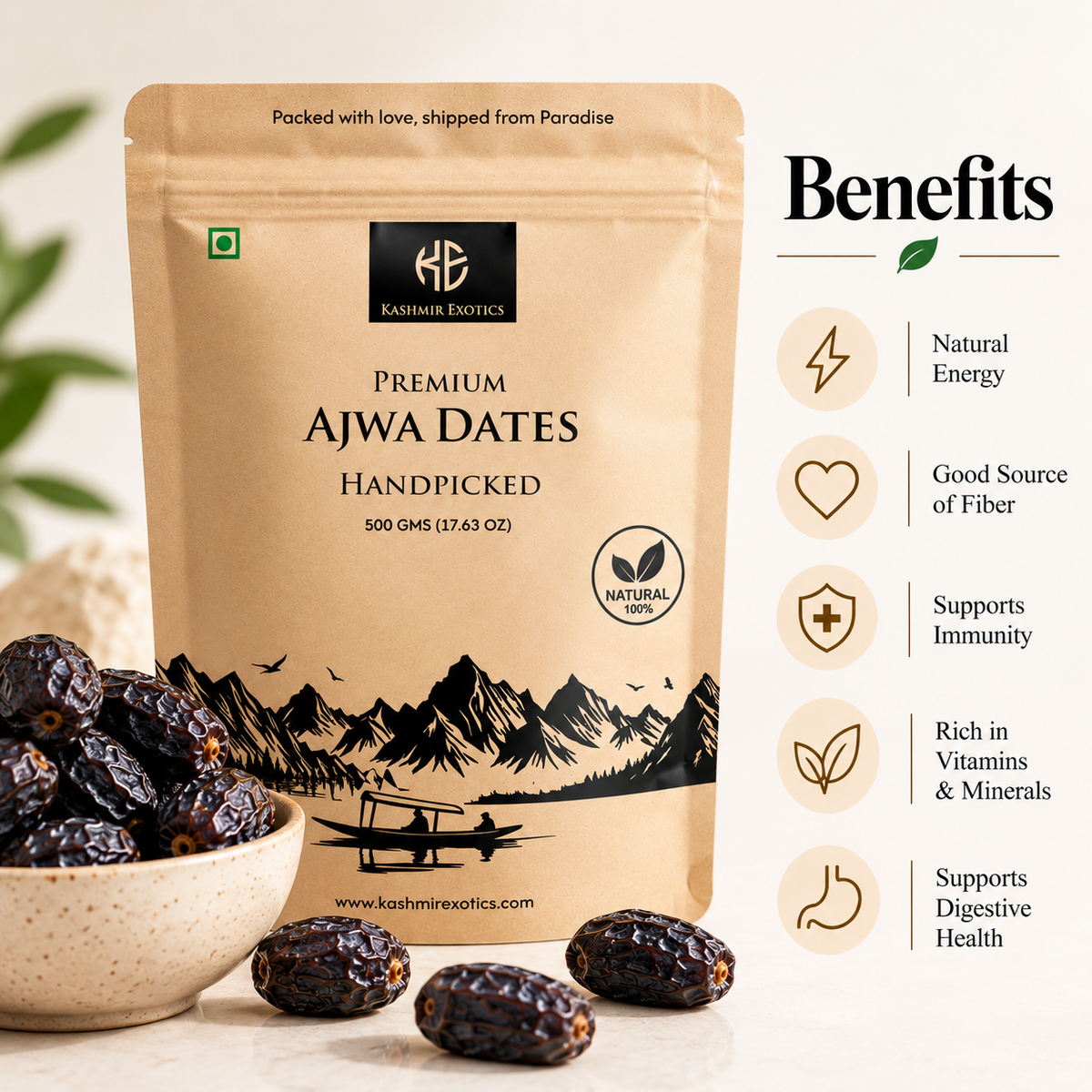 Premium Ajwa Dates 500gm