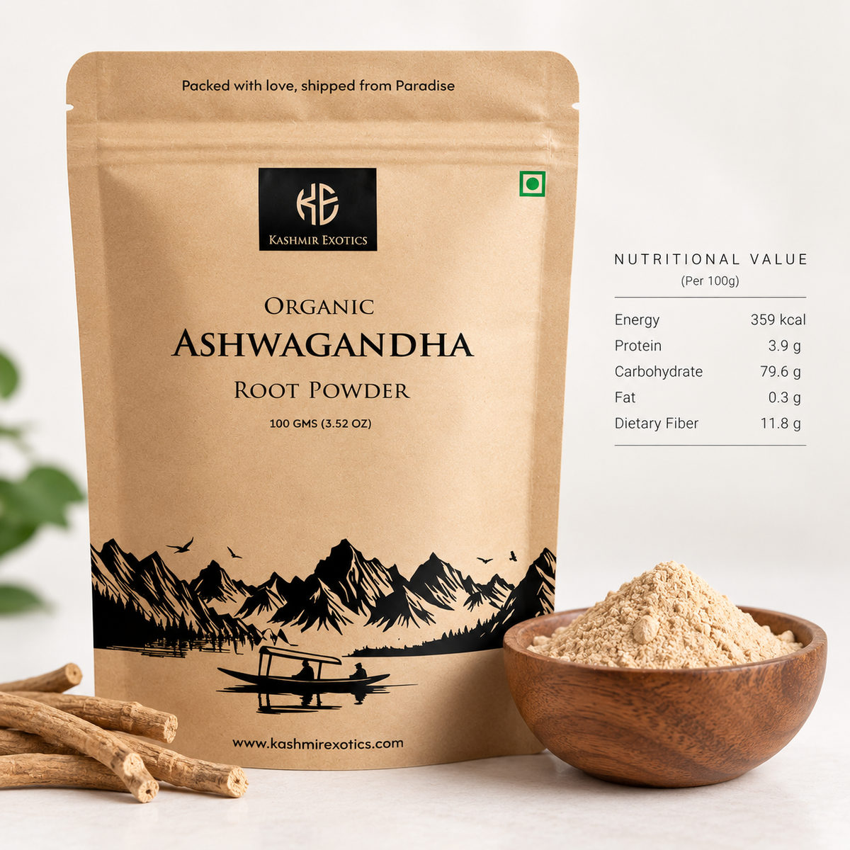 Ashwagandha Root Powder 100gm