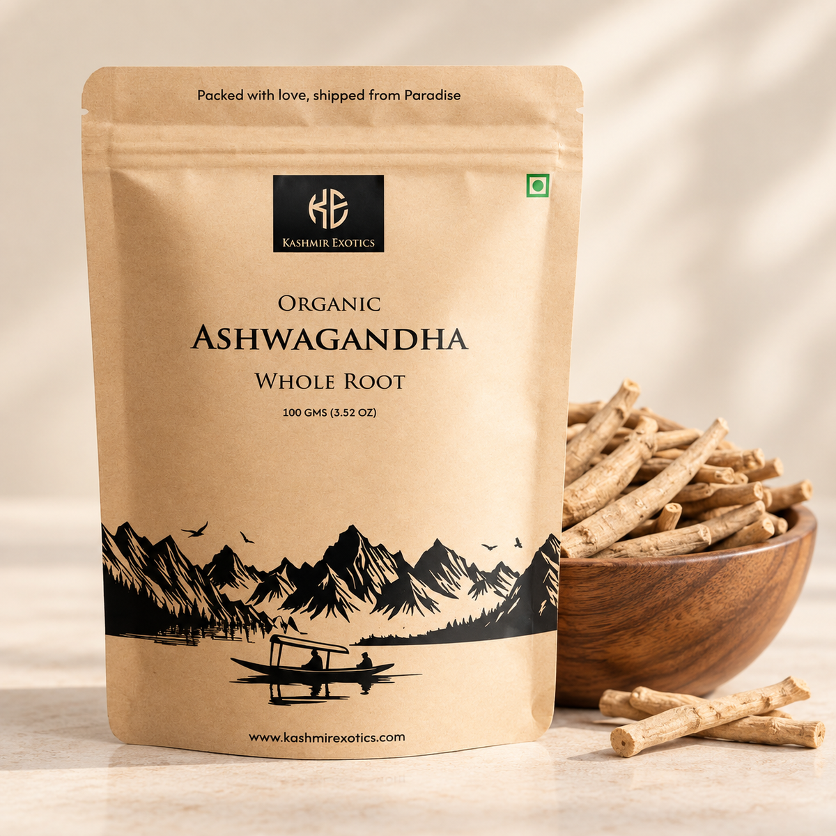 Ashwagandha Root Whole 100gm