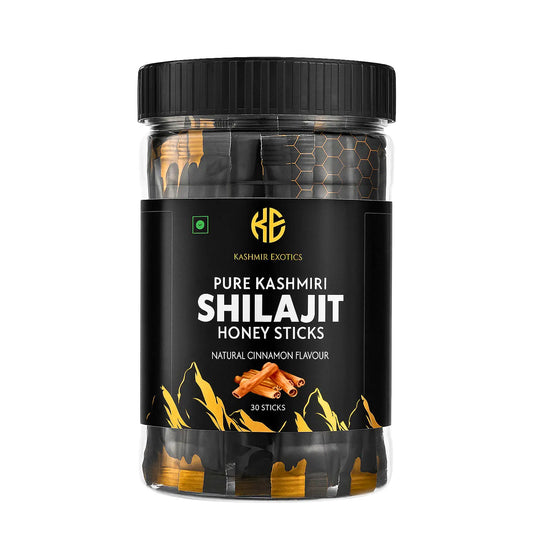 Pure Kashmiri Shilajit Honey stick Cinnamon flavour (30 sticks) Kashmir Exotics