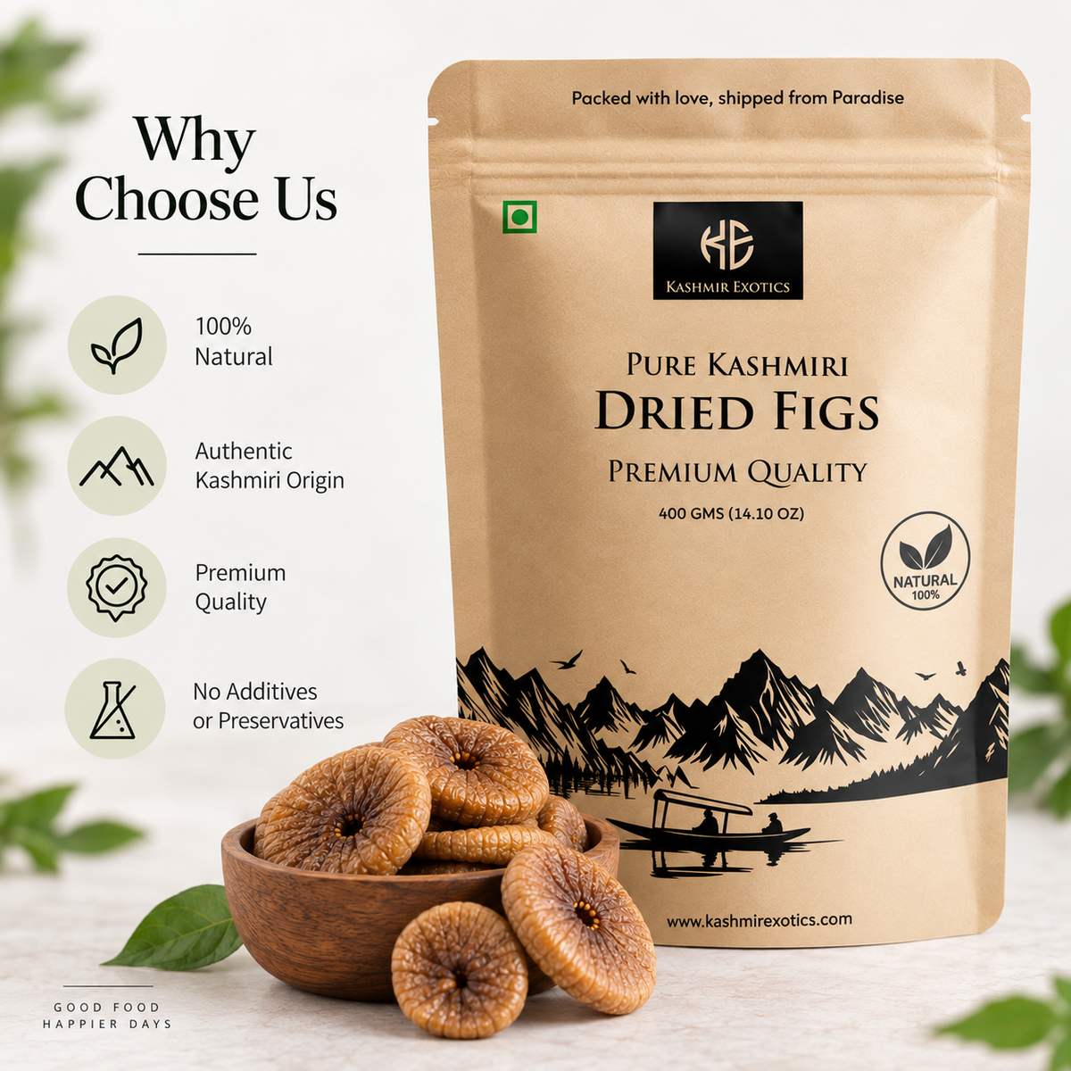 Pure Kashmiri Dried Figs