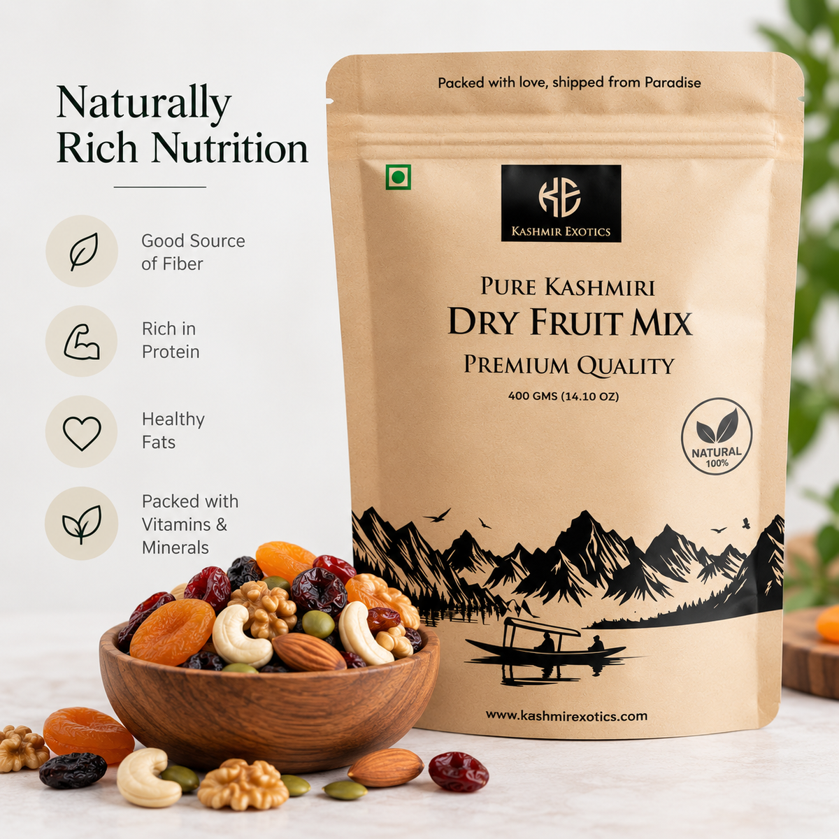 Pure Kashmiri Dry Fruit Mix