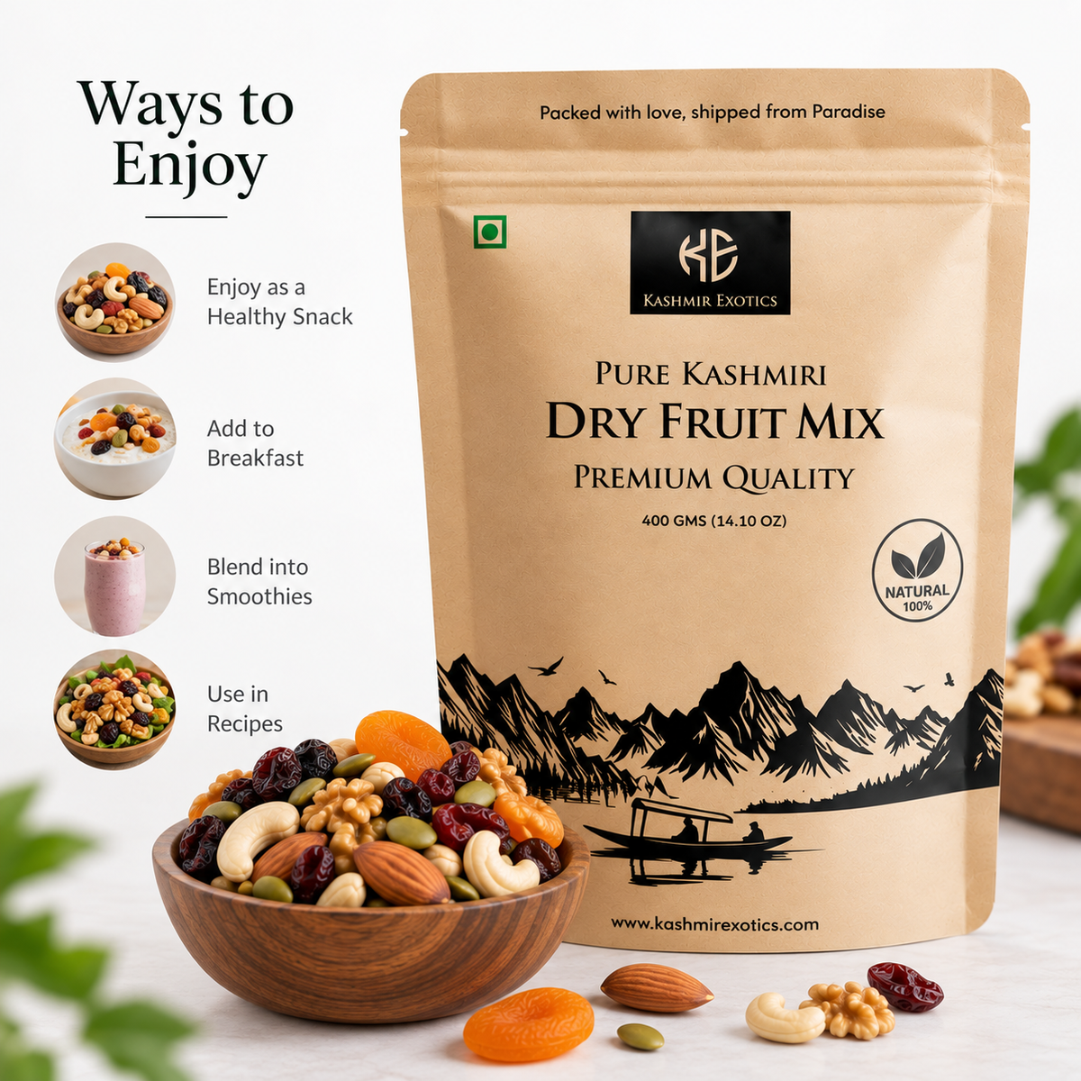 Pure Kashmiri Dry Fruit Mix