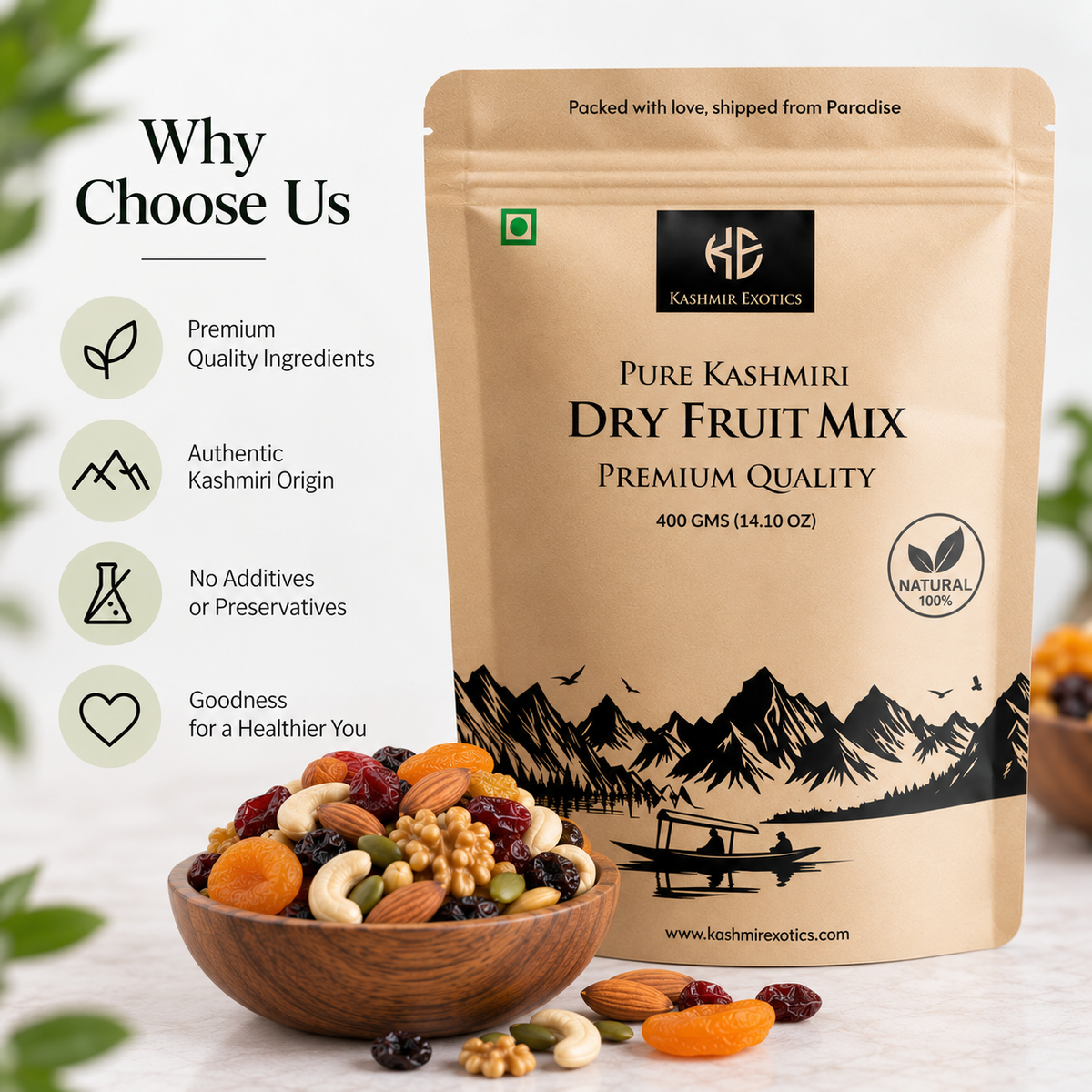 Pure Kashmiri Dry Fruit Mix