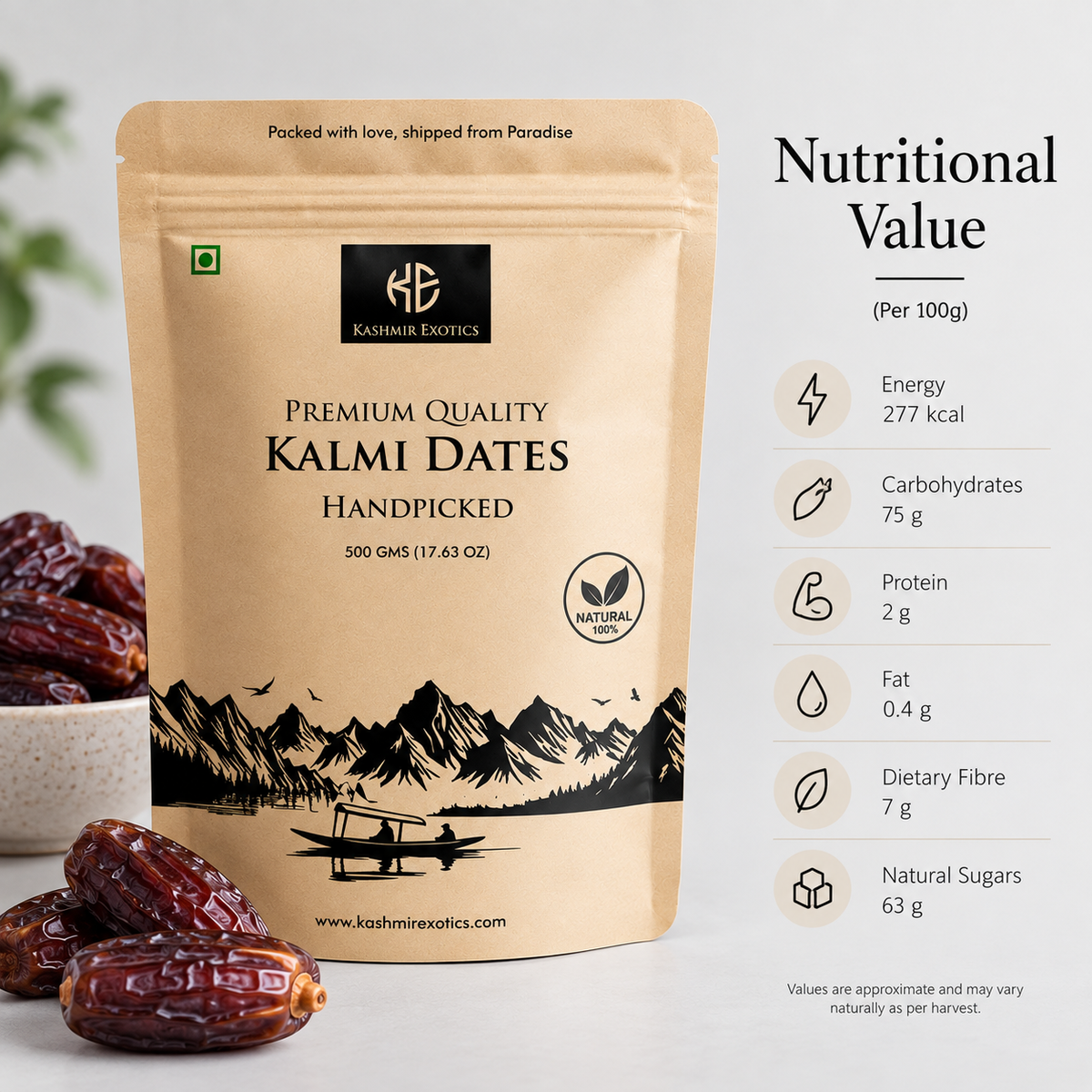 Handpicked Kalmi Dates