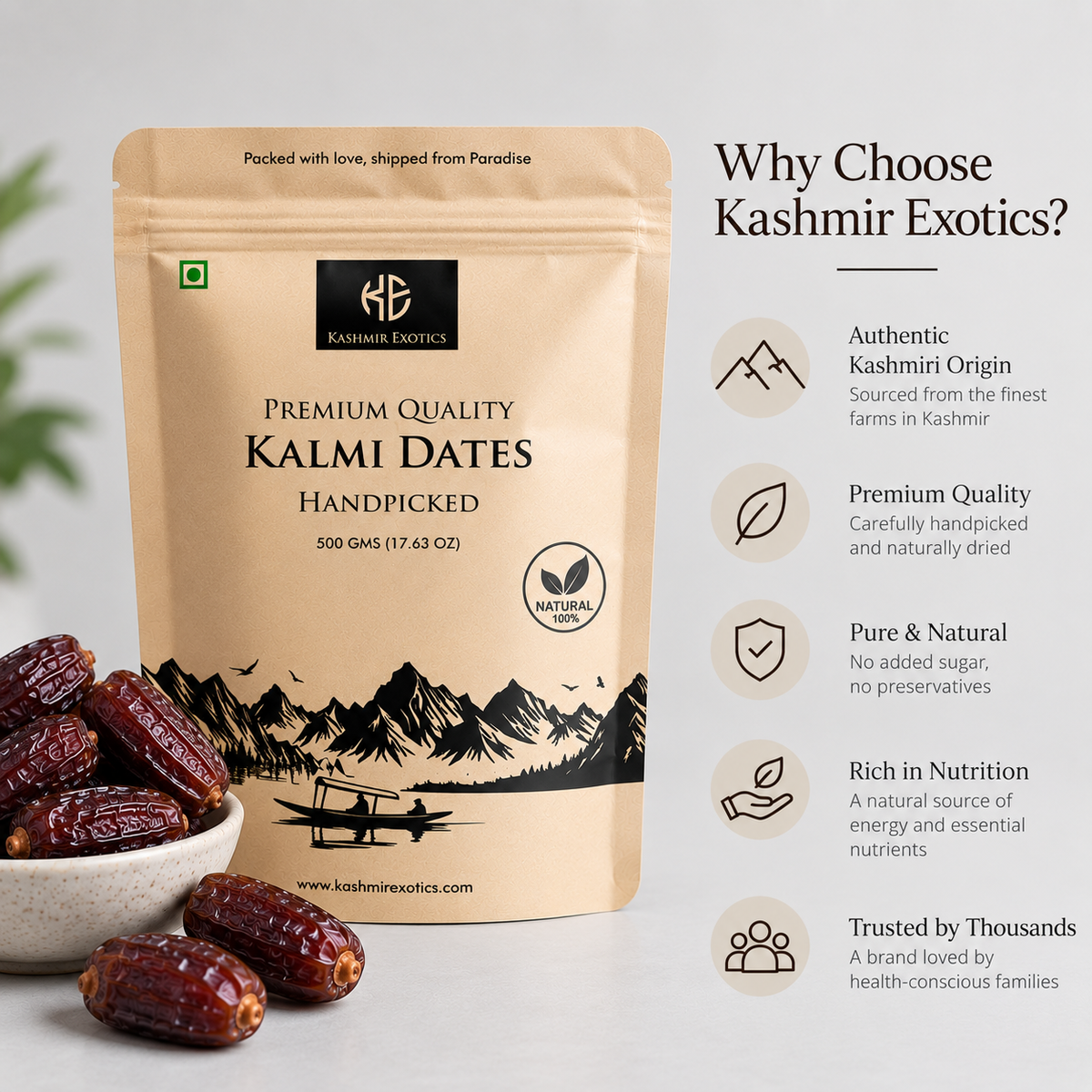 Handpicked Kalmi Dates