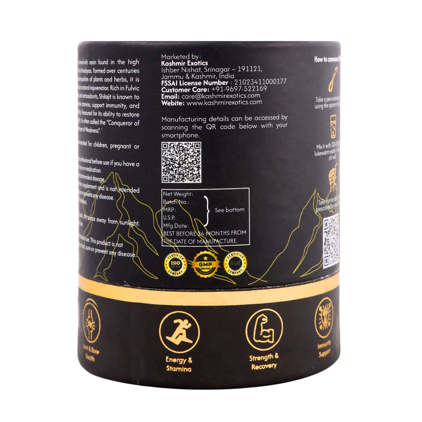 Kashmir Exotics Pure Kashmiri Shilajit Raisin 30g